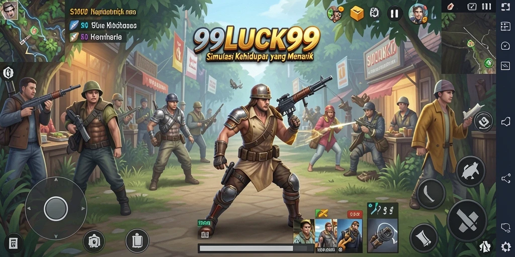 Tampilan gameplay 99LUCK99 yang menarik dan interaktif.