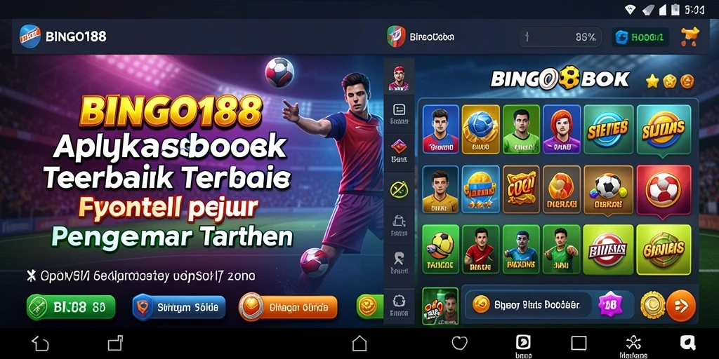 Screenshot utama BINGO188 yang menggambarkan pengalaman taruhan Sportsbook yang seru.