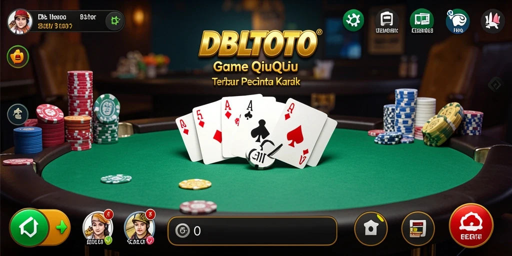 Tampilan gameplay menarik dari DBLTOTO dengan suasana kompetitif QiuQiu.