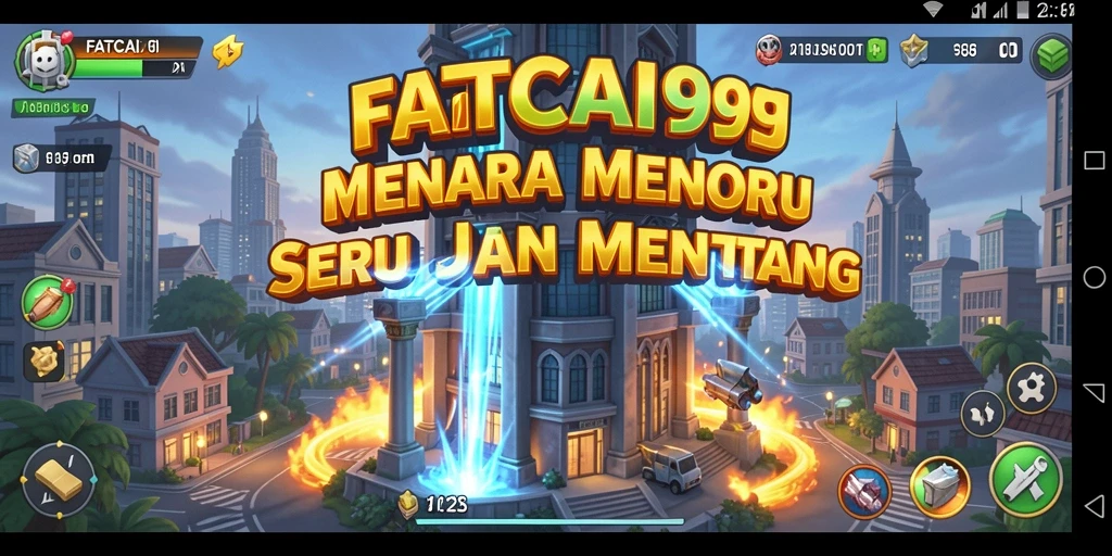Screenshot dari gameplay FATCAI99 menampilkan strategi Tower Defense yang mendebarkan.