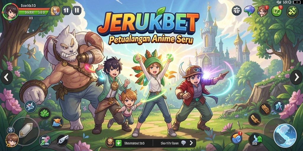 Tampilan gameplay seru dari JERUKBET yang memikat.