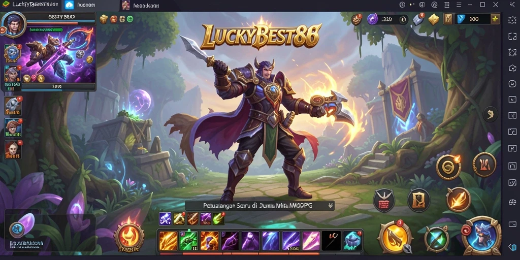 Tampilan gameplay seru dan menakjubkan di LUCKYBEST88.