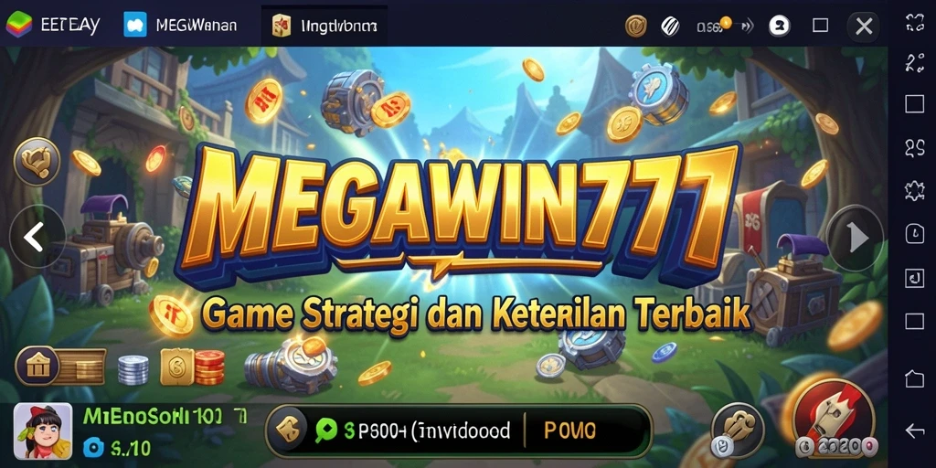 Tangkapan layar gameplay MEGAWIN777 dengan aksi seru dan strategi.