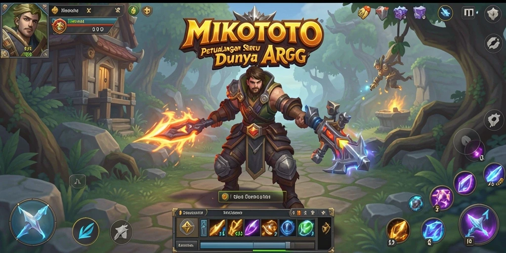 Tangkapan layar menampilkan aksi seru dalam gameplay ARPG.