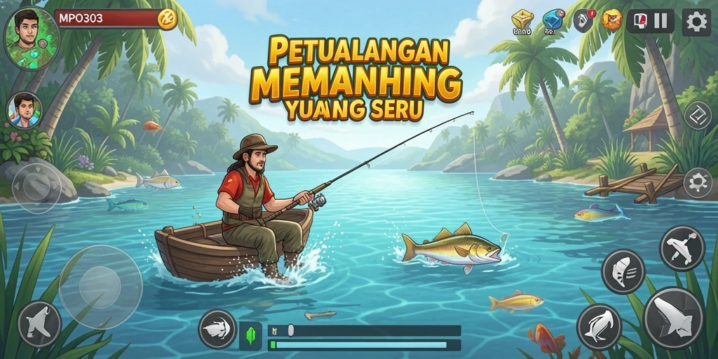 Tangkapan ikan yang menakjubkan dalam MPO303, menunjukkan keindahan alam bawah laut.