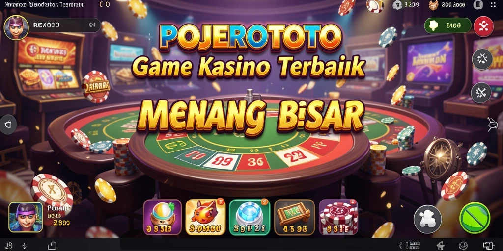 Tangkapan layar gameplay POJEROTOTO yang menampilkan aksi seru dalam permainan Kasino.