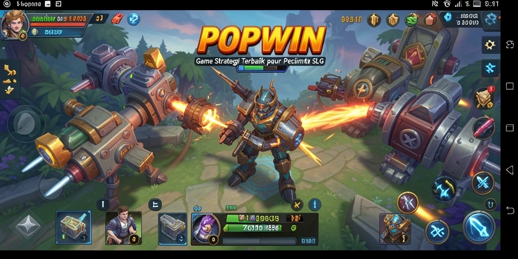 Tampilan gameplay POPWIN yang menarik dan penuh strategi.