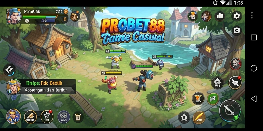 Tangkapan layar utama PROBET88 menampilkan gameplay yang seru dan menarik.