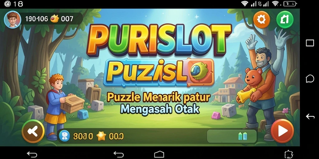 Gameplay seru dari PURISLOT yang menantang otak.