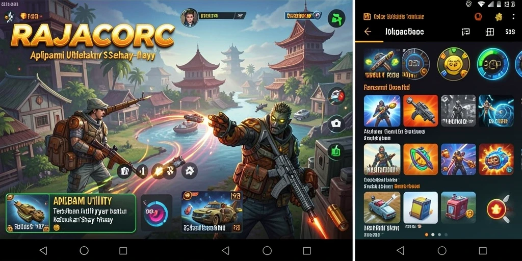 Screenshot aplikasi RAJACORC menampilkan fitur utama pengelolaan tugas.