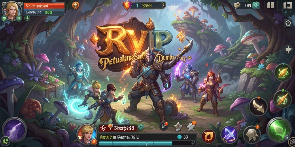 Gameplay seru dan menantang di dunia RPG petualangan.