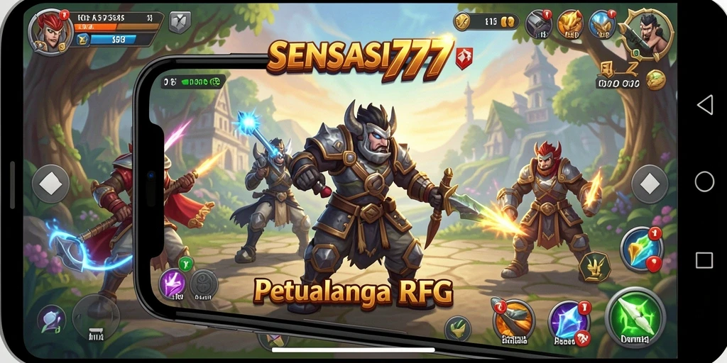 Tampilan gameplay RPG yang menakjubkan dalam SENSASI777.