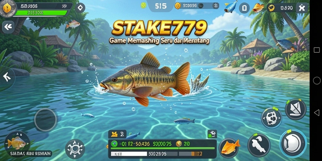 Tampilan gameplay STAKE779 yang menampilkan pengalaman memancing nyata.