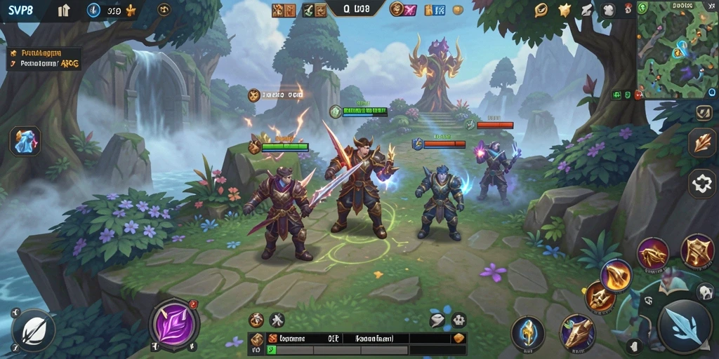 Gameplay menegangkan dan seru dalam SVIP8 ARPG.