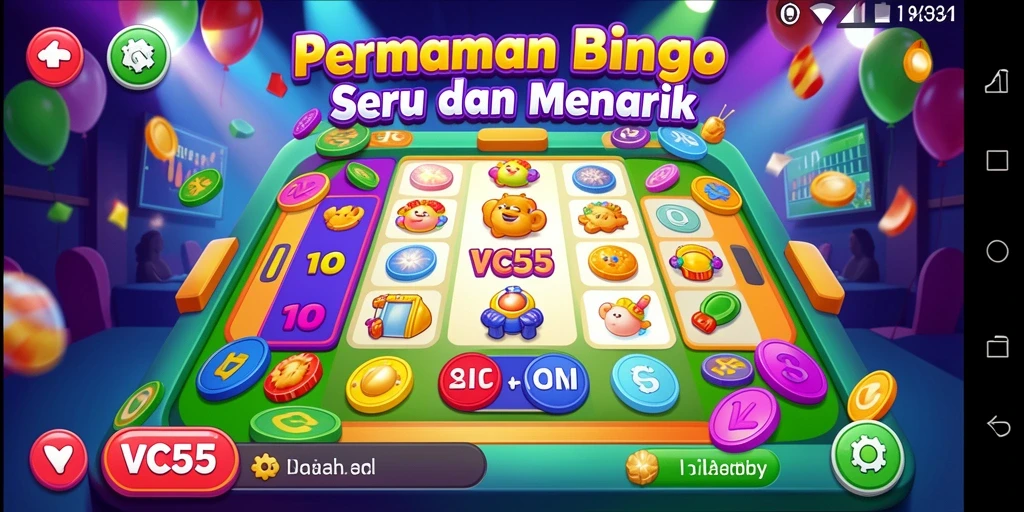 Tampilan utama gameplay VC55 yang memikat di permainan Bingo.